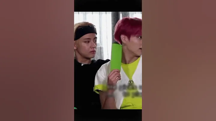 Taehyung suddenly feeling so hot | #taekook #vkook #bts Taehyung staring Jungkook's neck | act fool