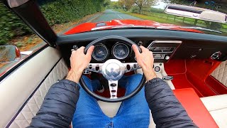 1968 Pontiac Firebird 400 V8 Convertible Restomod Auto - POV Test Drive & Walk-around