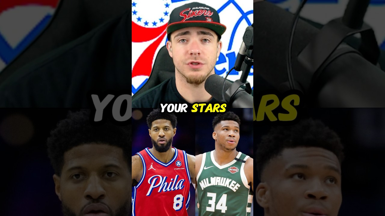 Should Sixers TRADE Paul George To Bucks In This BLOCKBUSTER Deal? 🤔 #76ers #Bucks #Heat #NBA