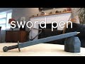 Sword pen diy 3d printed