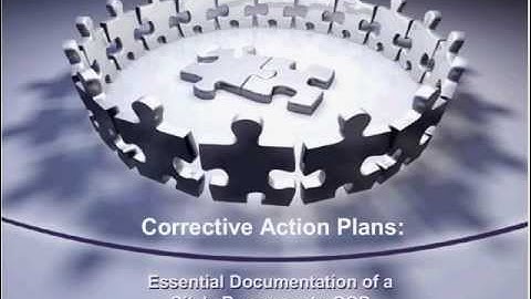 Corrective Action Plans Trailer