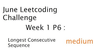 Longest Consecutive Sequence [Medium]