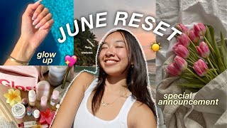 JUNE RESET | prep, glow up, & special announcement! screenshot 2