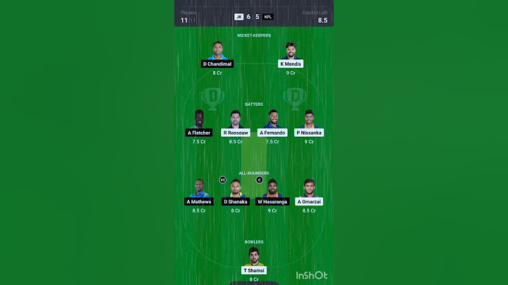 Jaffna kings vs Kandy falcons dream11 grand league best team #shorts #lpl