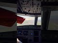 Cockpit view Visual Approach &amp; Landing in the Airbus A320