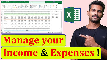 Track Income and Expenses using Excel