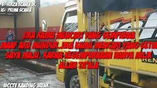 Mundur alon-alon versi truk mbois 'kore indo'   || story whatsapp cctv kanding jrenk