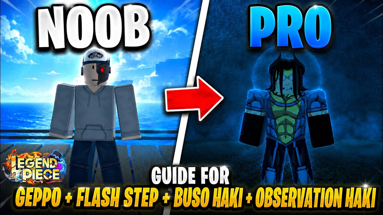 How to Get BUSO & OBSERVATION HAKI + GEPPO & FLASH STEP! (Full
