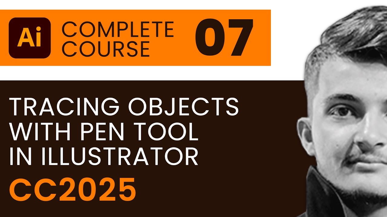 Tracing Objects With Pen Tool in Adobe Illustrator | Urdu/Hindi