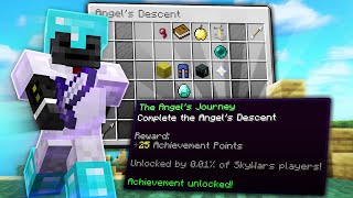 Completing the Angel's Descent in Hypixel SkyWars!
