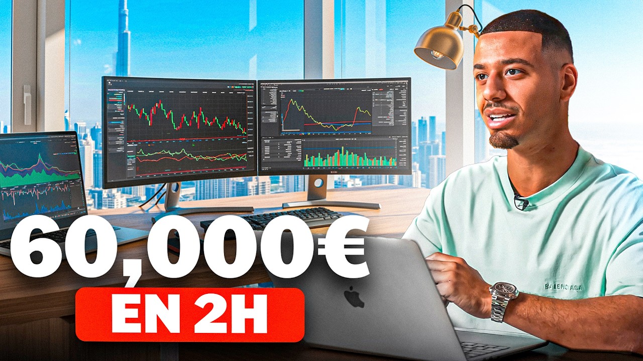 JE GAGNE 60'000€ EN TRADING LIVE ! - YouTube