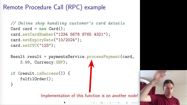 Distributed Systems 1.3: RPC (Remote Procedure Call)