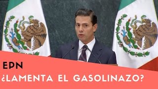 Enrique Peña Nieto ¿Lamenta el gasolinazo? Análisis Lenguaje Corporal