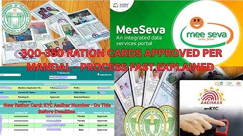 Naya Ration Card Approval + KYC Process - Sarpanch Election Impact!﻿#telangana