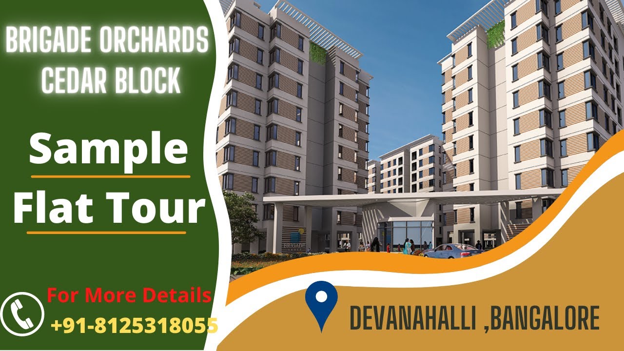Brigade Orchards Cedar Model Flat | Brigade Orchards Cedar 1 BHK |Brigade Orchards Cedar Devanahalli