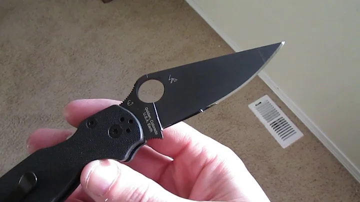Spyderco Paramilitary 2 CPM S30V DLC Edge Pro Apex Mirror Edge