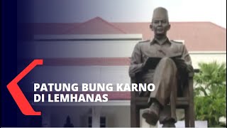 Megawati Resmikan Patung Bung Karno di Lemhanas