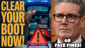 Drivers WARNED: Clear Your Car Boot NOW or Face Fines This December