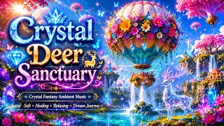 Crystal Deer Sanctuary 💎🦌 | Crystal Fantasy Ambient Music • Soft Healing • Dream Relaxation screenshot 1