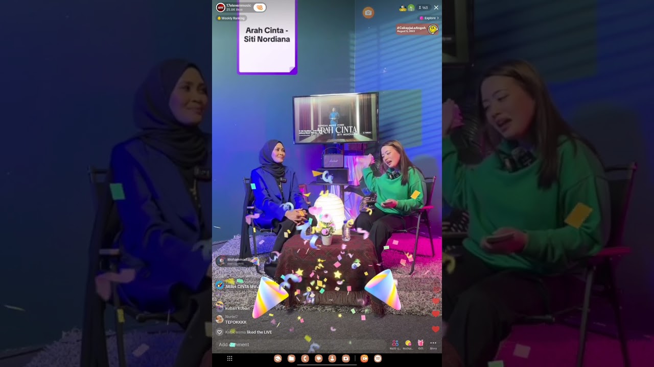 [PART 1] LIVE TIKTOK #arahcinta bersama Siti Nordiana dan Zetty | 04082023
