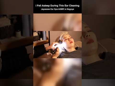 【快眠ASMR】名古屋の耳かき職人で寝落ち💤お耳天国 名古屋栄店 I Fell Asleep During This Ear Cleaning #shorts