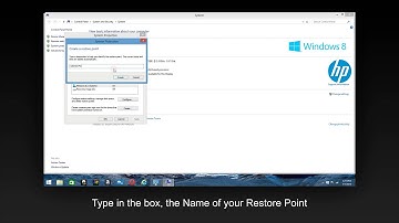 How to Create a System Restore Point in Windows 8 1