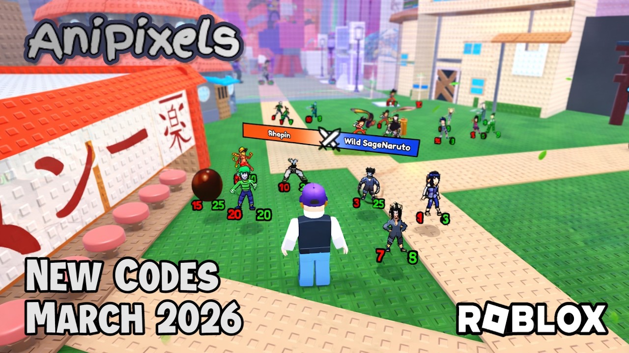 Roblox Anipixels New Codes March 2026 - YouTube