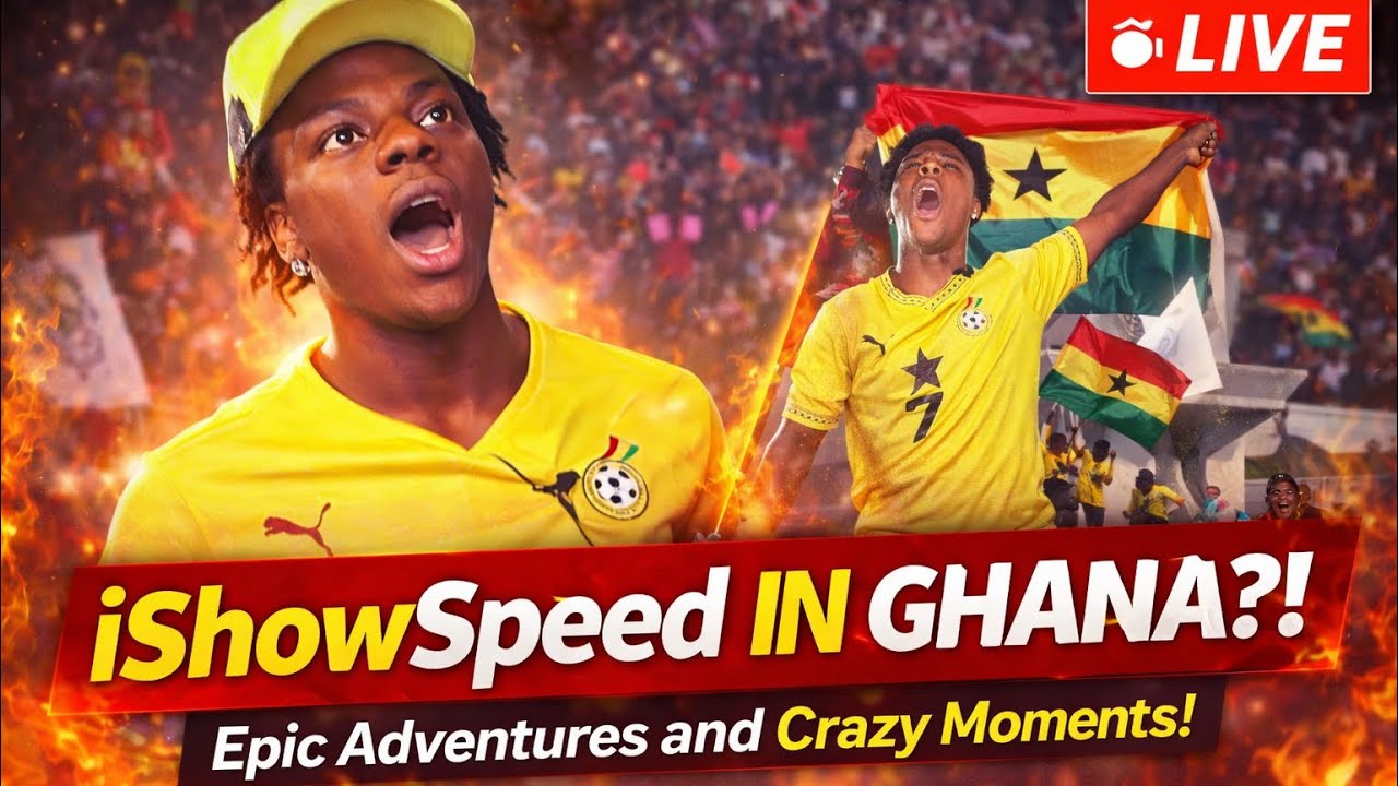 IShowSpeed in Ghana?! Africa Tour Takes a Crazy Turn🇬🇭