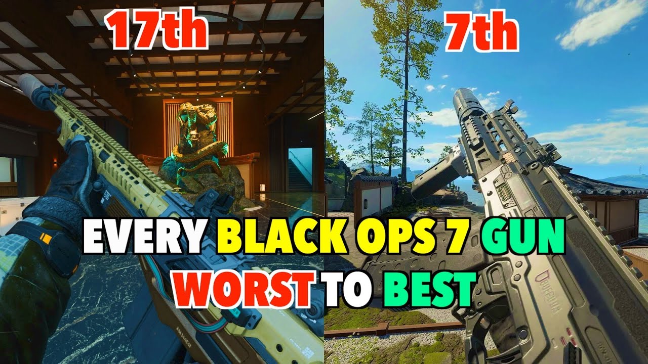 Ops 7 Ranking Ranking Every Black Ops 7 Gun From Worst to Best - YouTube