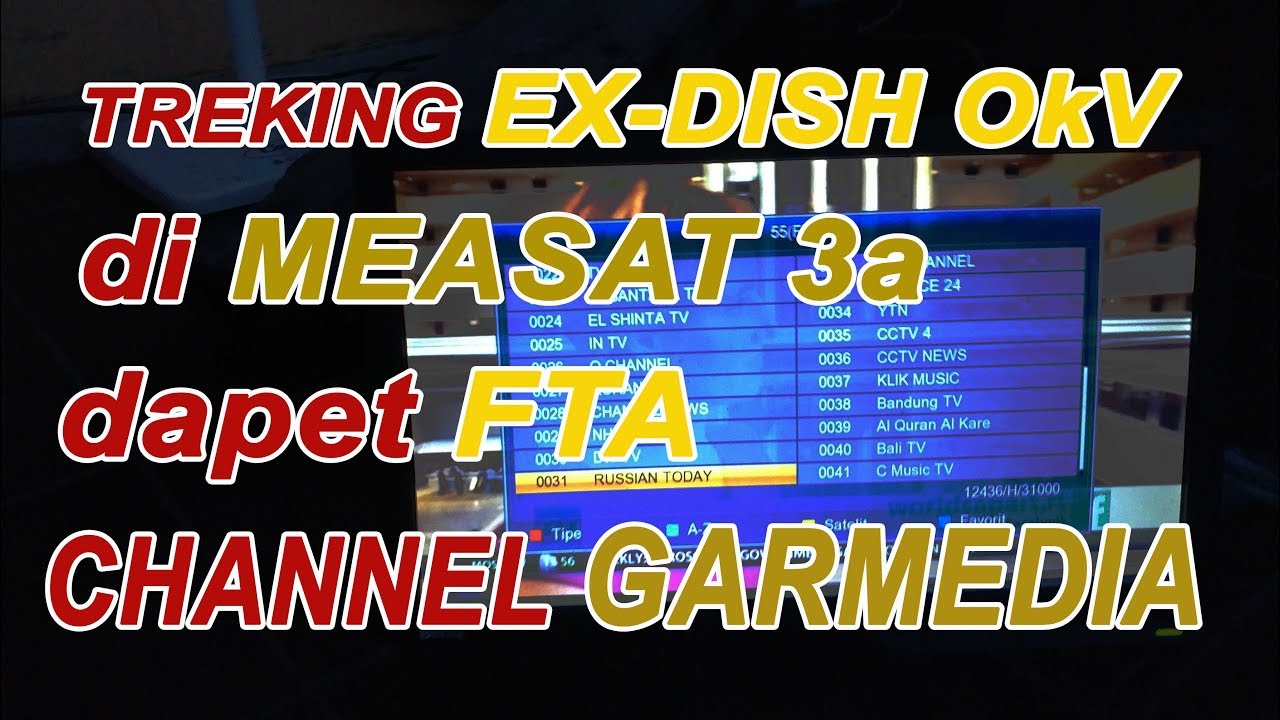 EXDISH OkV HUNTING CHANNEL GARMEDIA DI MEASAT 3A YouTube