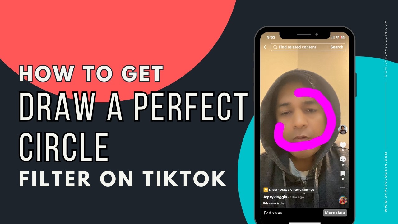 How To Draw Filter How to get draw a perfect circle filter on TikTok - YouTube