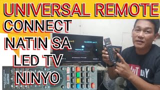 PAANO I CONNECT ANG UNIVERSAL REMOTE SA FLATSCREEN LED TV