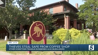 Burglars target three downtown Franklin businesses in overnight break-ins