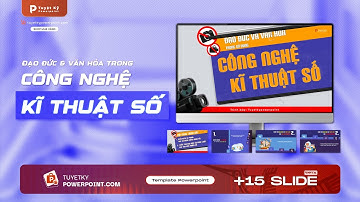 Mẫu Slide Đạo Đức và Văn Hóa trong Công nghệ Kỹ thuật số (Tin học 8)