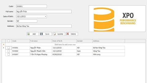 [DEVEXPRESS] Insert, Update, Detele SQL with XPO Framework C#