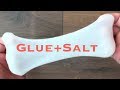 How To Make Slime With Glue, Water and Salt Only!! Slime Without Borax or Liquid Starch