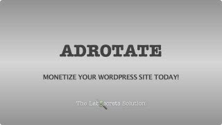 LabZip.com - AdRotate - Monetize your WordPress website today