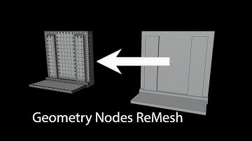 Blender (3.3 - 3.6) Geometry Nodes Remesh Voxel