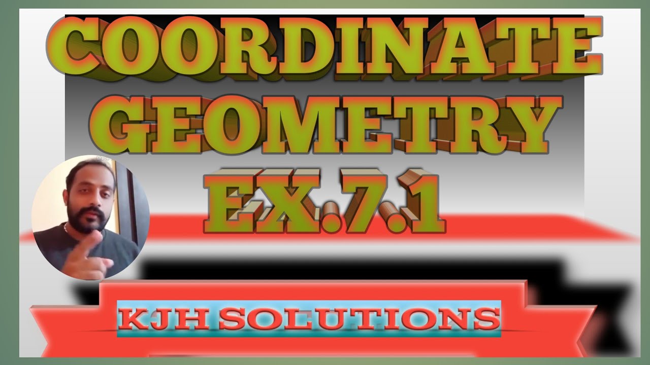 Coordinate Geometry|ex.7.1.1 main| - YouTube