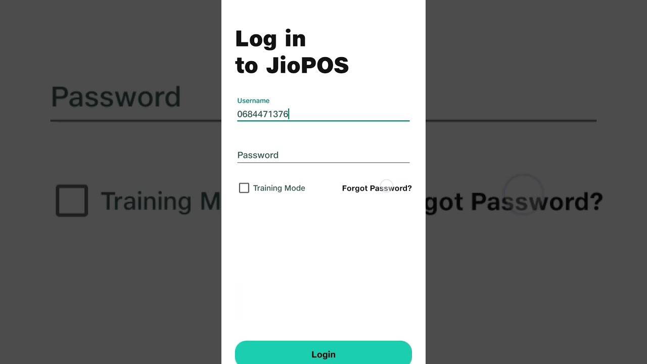 Jio pos Plus Ka Forget Password Kaise Kare || 