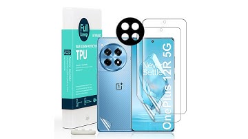 OnePlus 12R 5G Protector With plastic positioner & In-Display Fingerprint Support From Ibywind