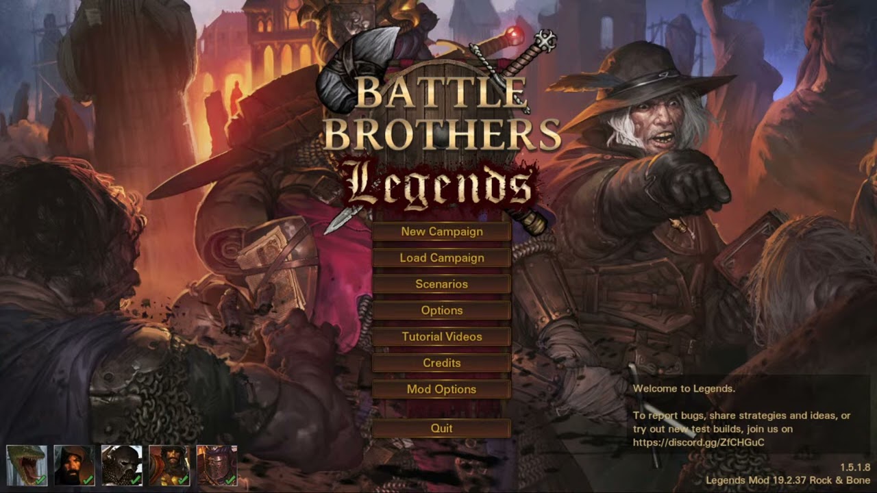 Heisenbee Battle Brothers Legends. Legendary diff. Over explain stream.