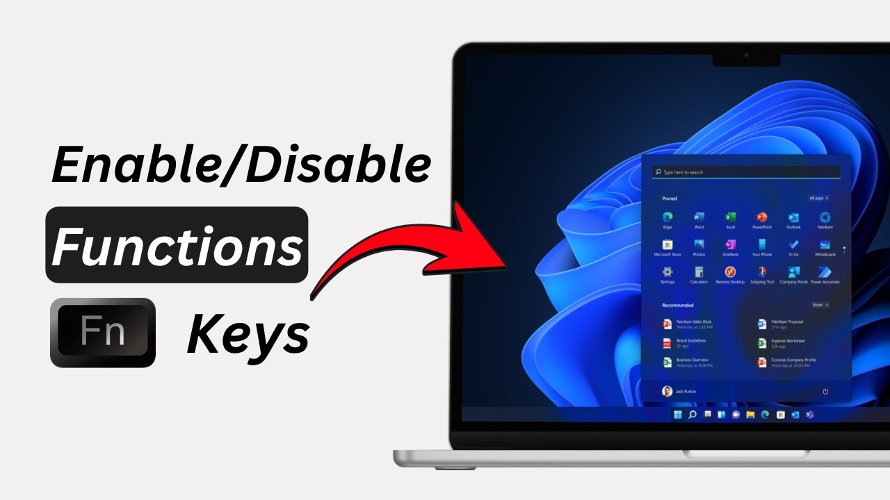 Disable Function How to Enable or Disable Function Fn Keys in Windows 11 10 - YouTube