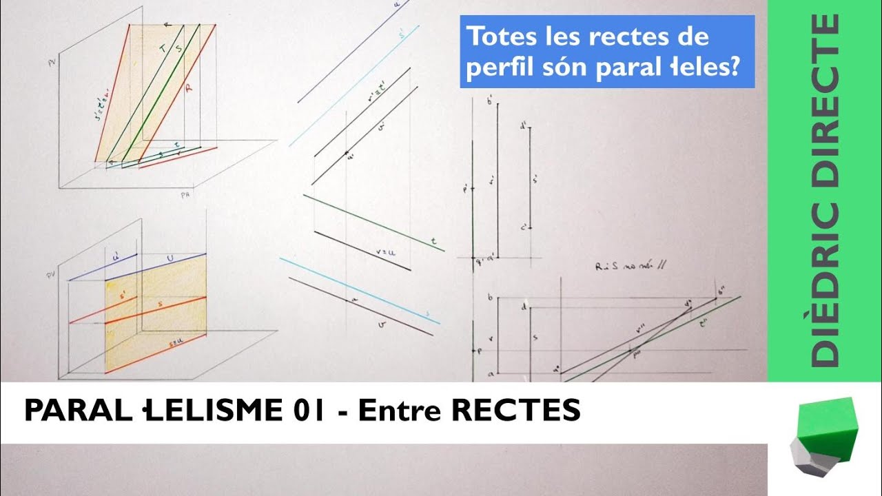 PARAL·LELISME entre RECTES - Paral·lelisme 01 - Dièdric directe