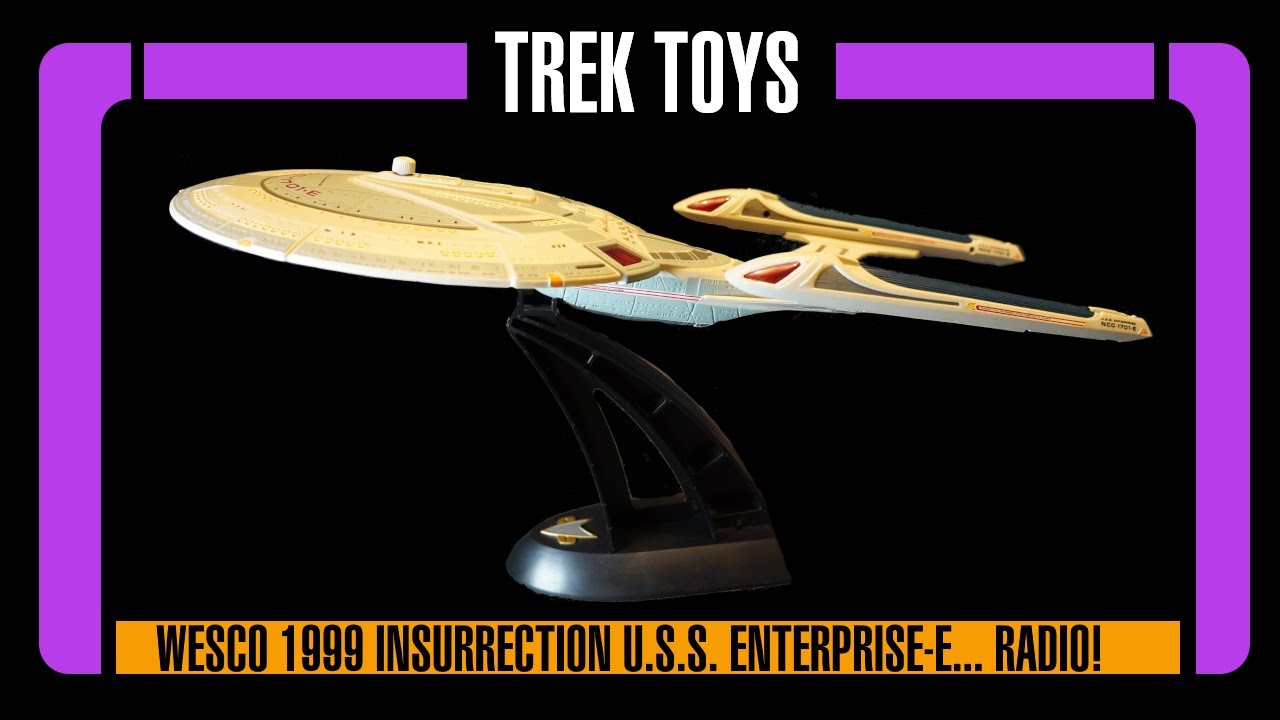 Игрушки Trek - радиостанция USS Enterprise NCC-1701-E от Wesco 18 дюймов 1999 года из сериала «Зв...
