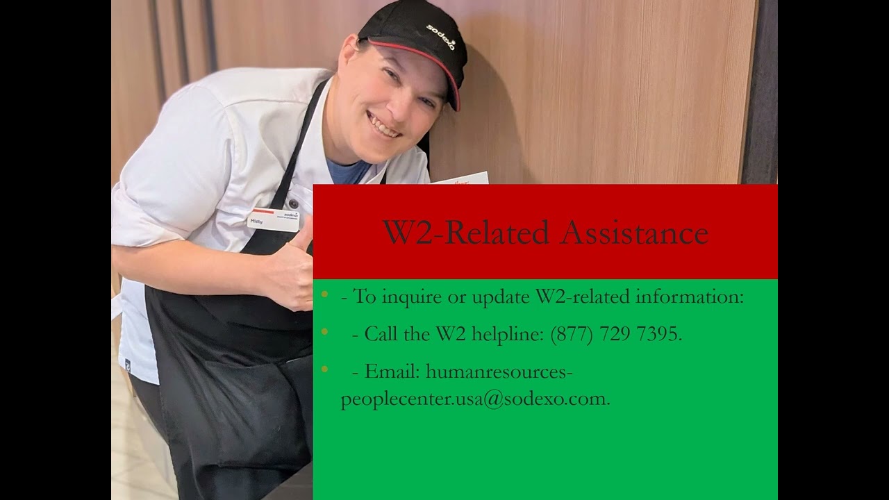 Sodexo Pay Stubs & W2s