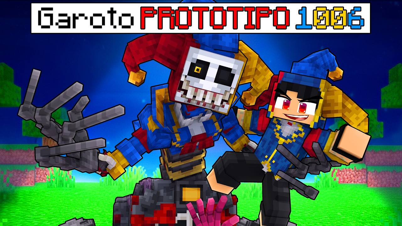 JOGANDO como um GAROTO PROTOTIPO 1006 no Minecraft
