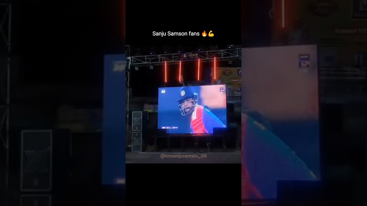 Sanju Samson fan following and during the match IND vs SA | 