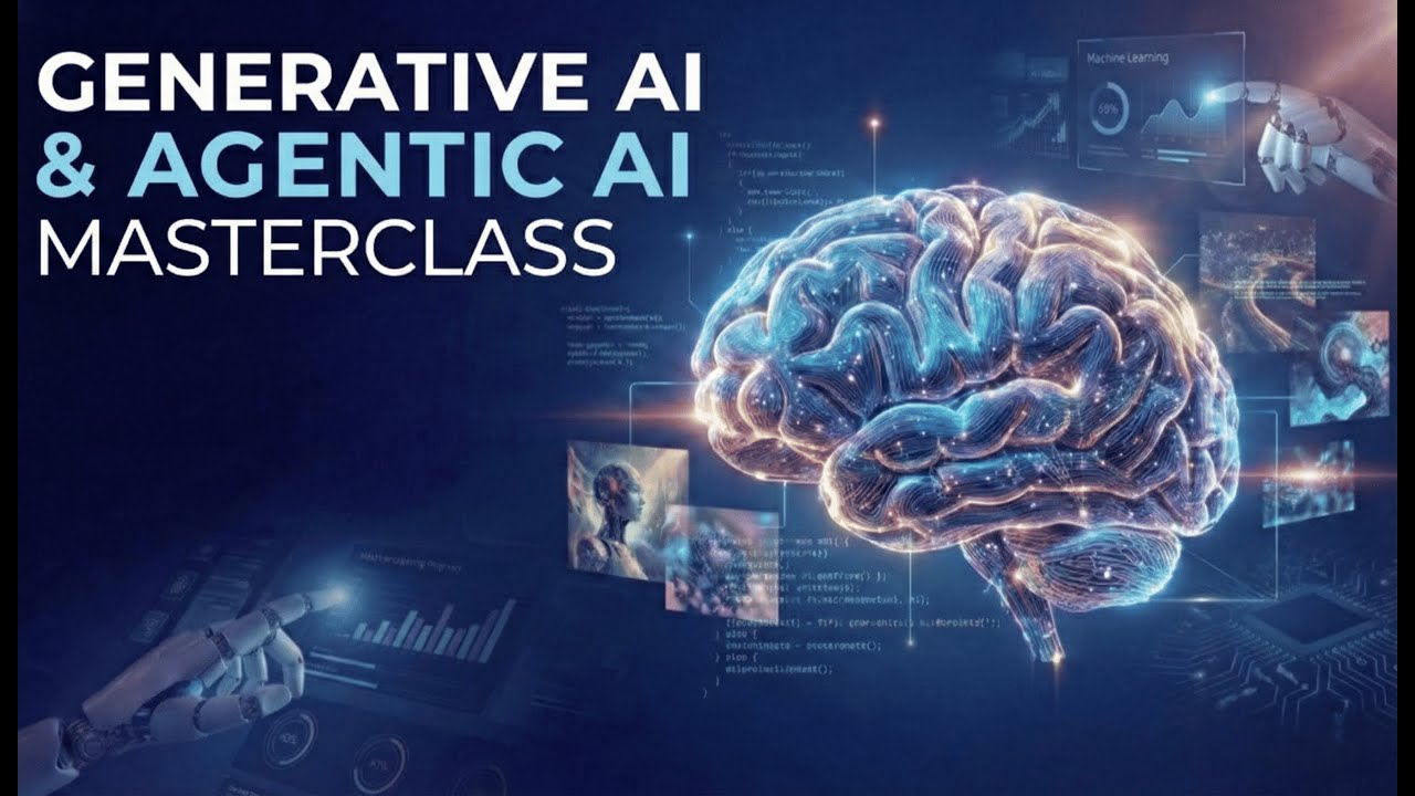 Generative AI & Agentic AI Explained in Just 90 Minutes 🚀 | Future of ...