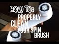 HOW I CLEAN MY SPINBRUSH| AllaijaBriann